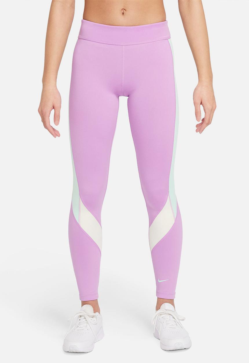 Nike - G nk df one legging - violet shock, cashmere & mint foam