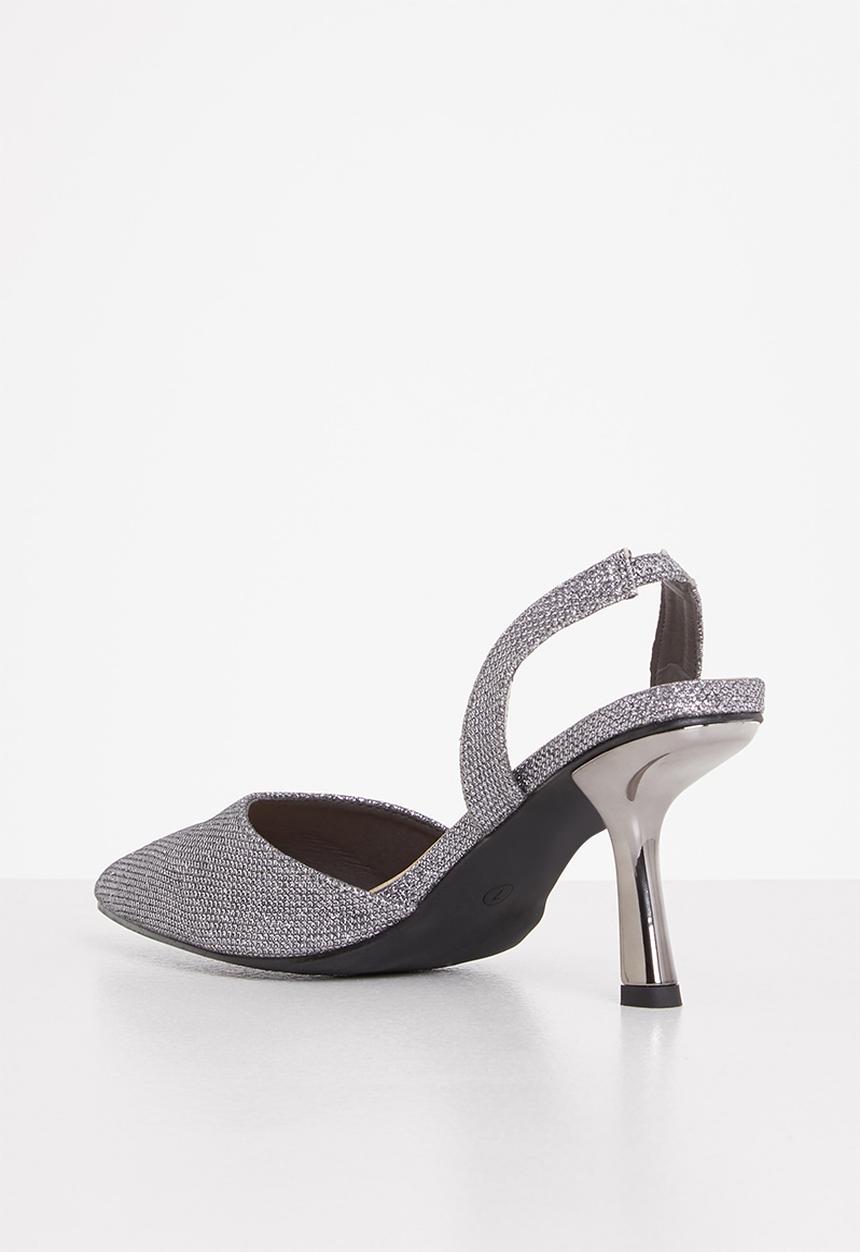 Superbalist - Lucy slingback heel - silver