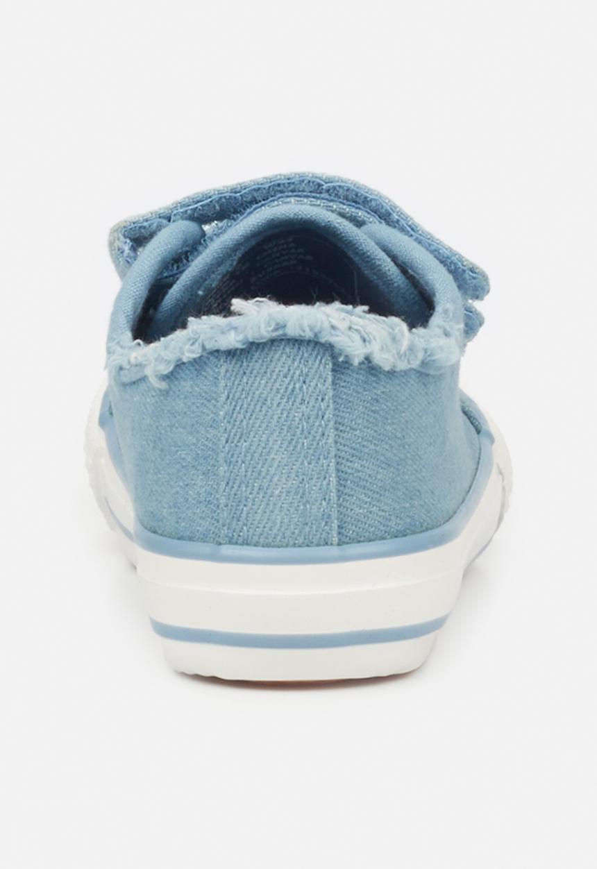 Little Miss Black - Jean girls sneaker - blue