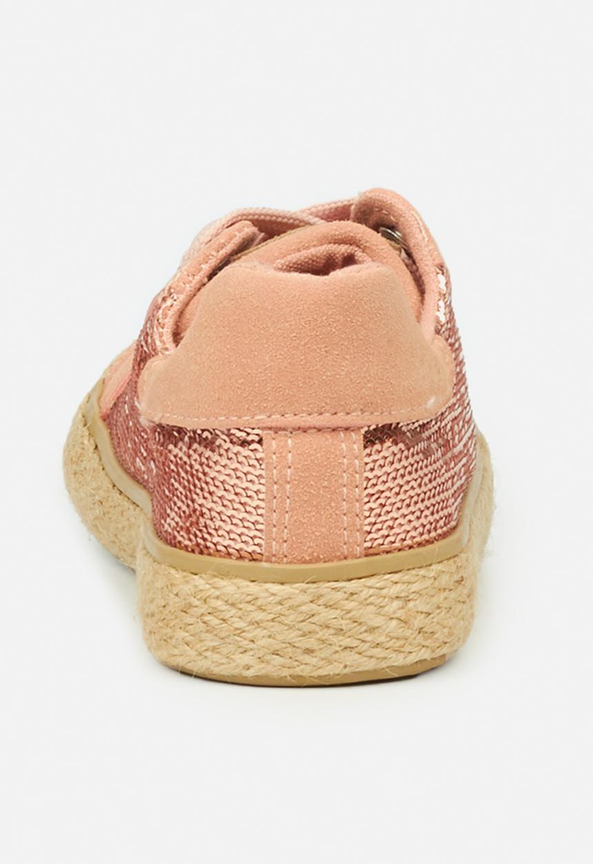 Little Miss Black - Republica girls sneaker - pink