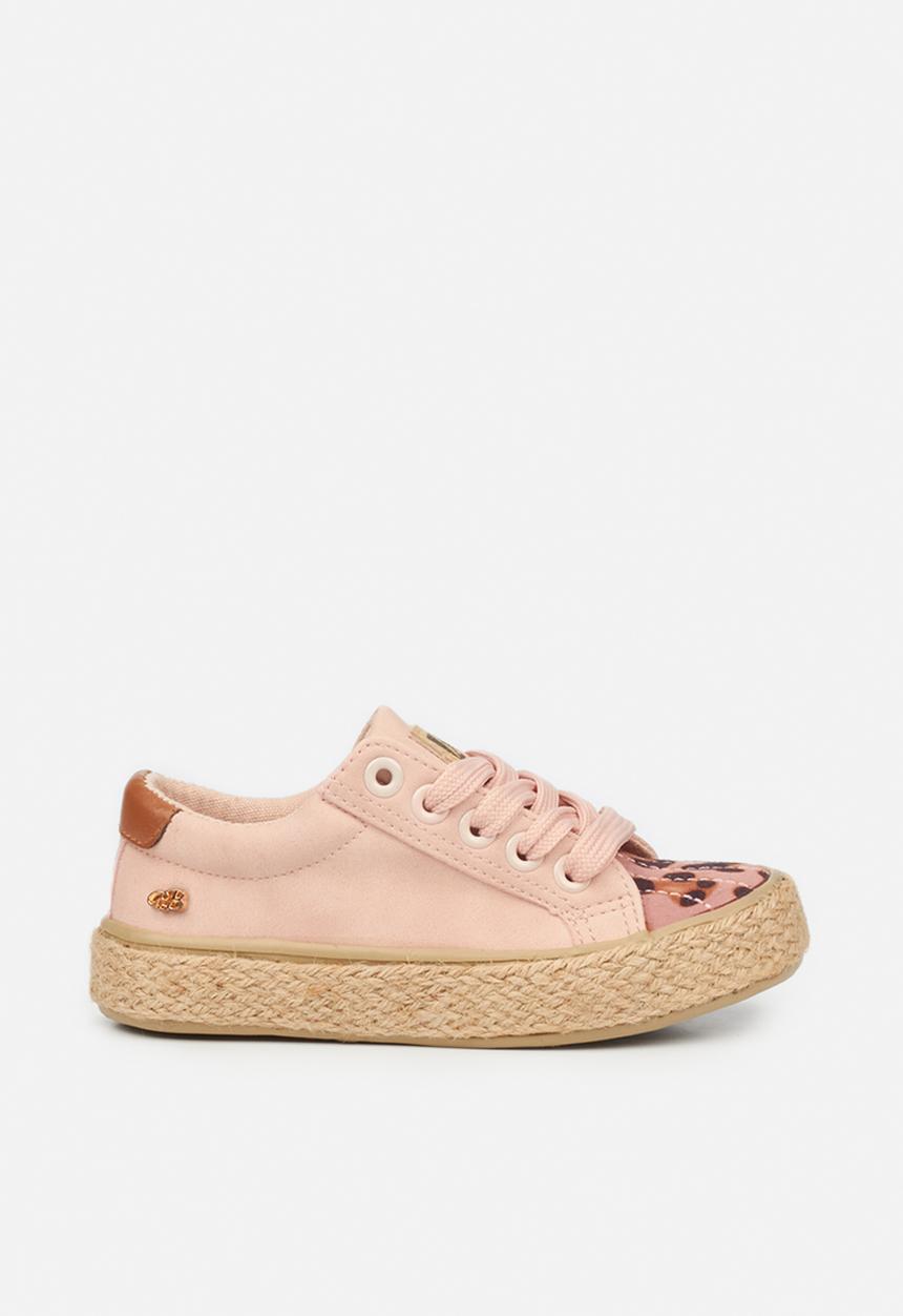 Little Miss Black - Republica girls sneaker - pink