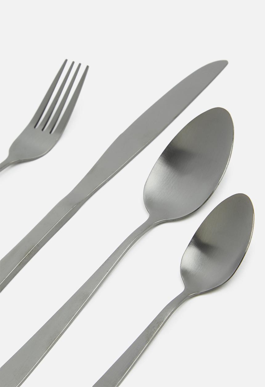 Excellent Houseware - Cutlery 16 piece - black