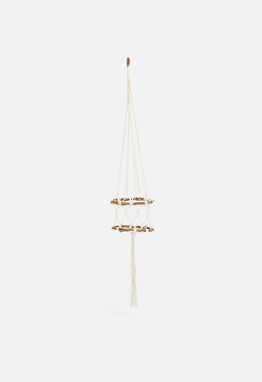 Macrame & Co - Meja macrame hanging planter - natural
