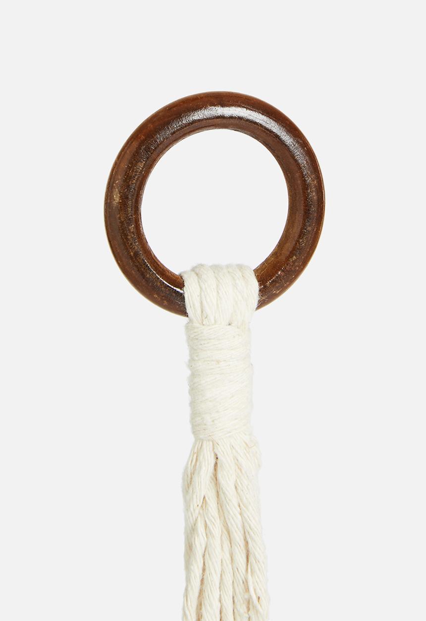 Macrame & Co - Meja macrame hanging planter - natural
