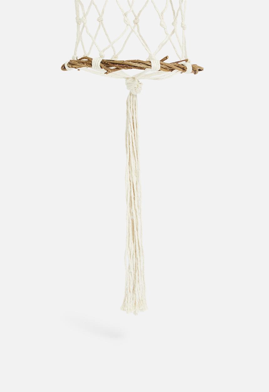 Macrame & Co - Meja macrame hanging planter - natural