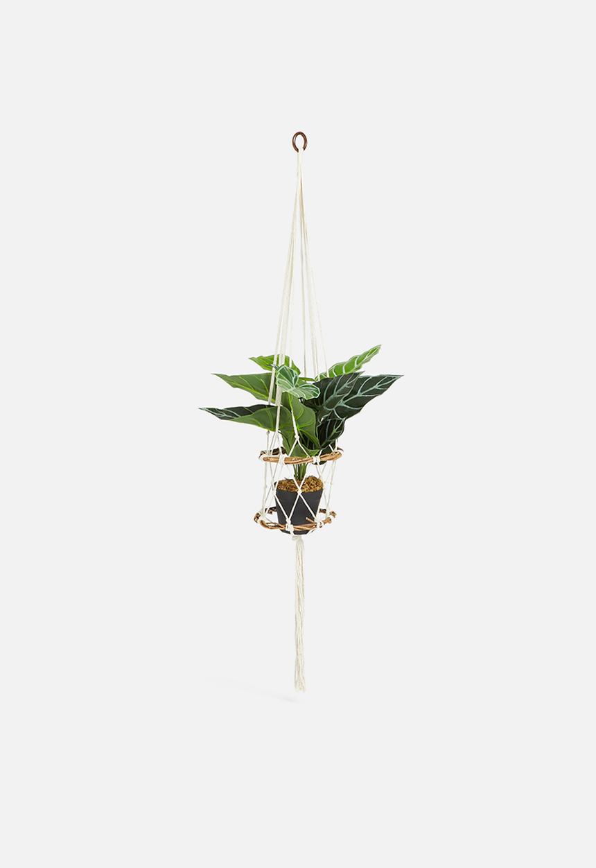 Macrame & Co - Meja macrame hanging planter - natural