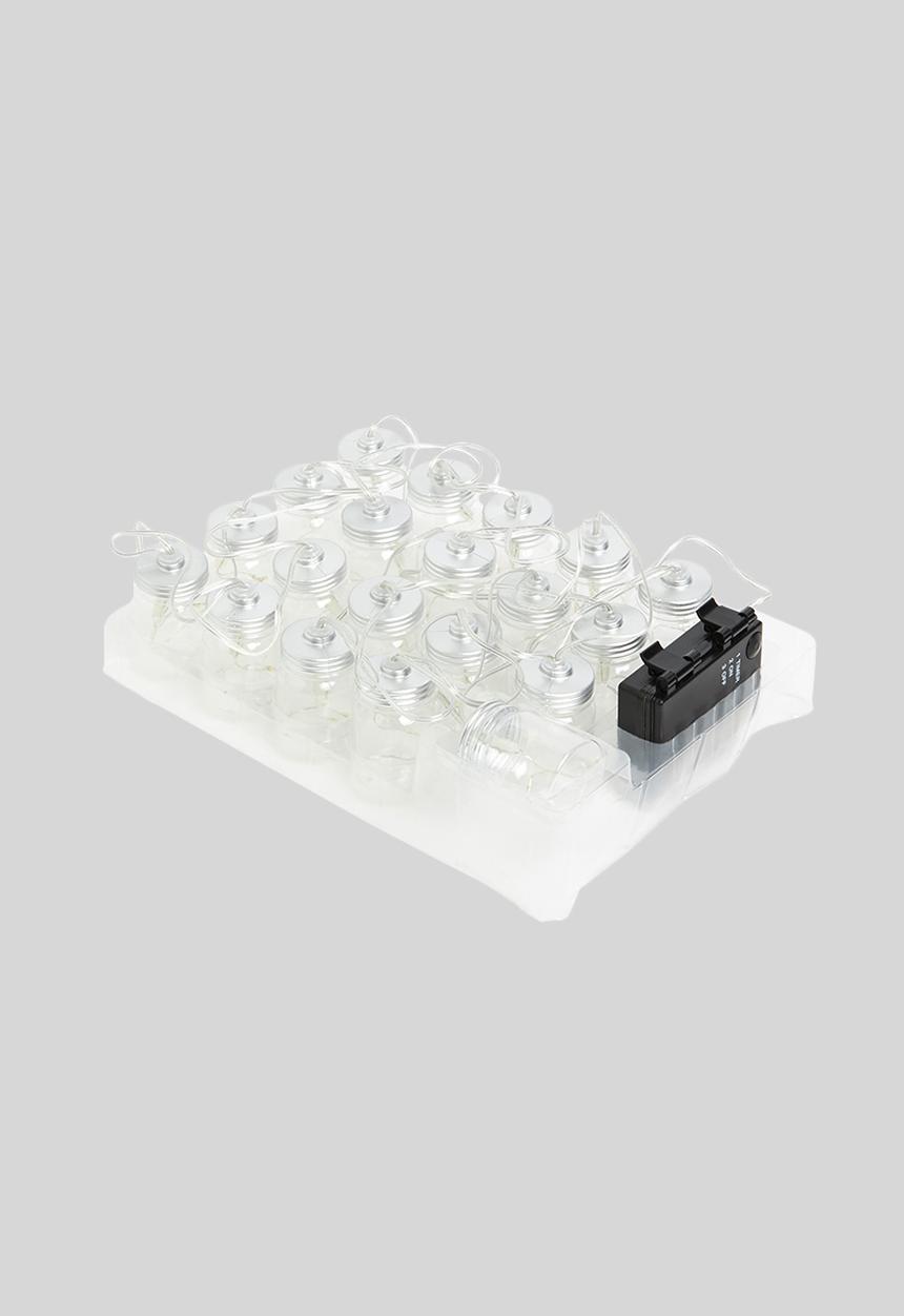 H&S - Jar LED lights - white 