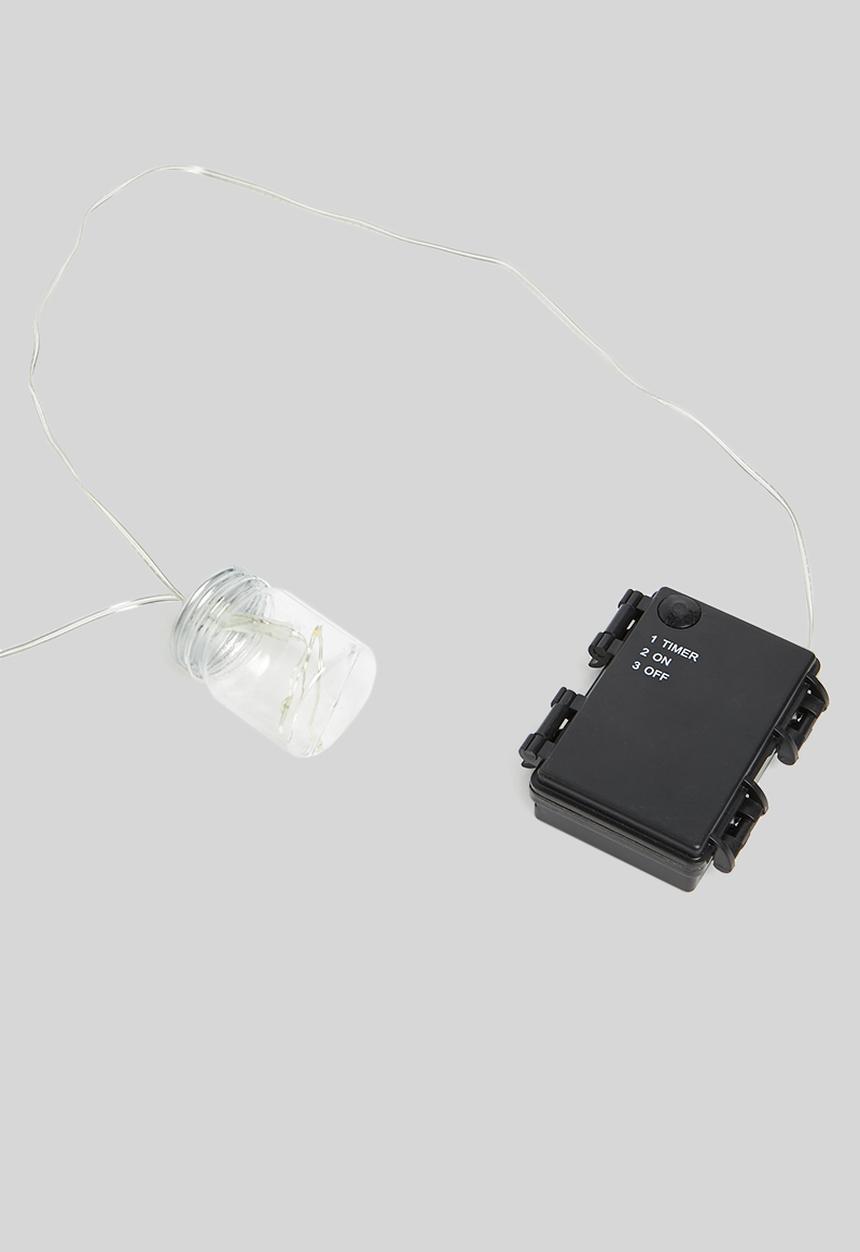 H&S - Jar LED lights - white 