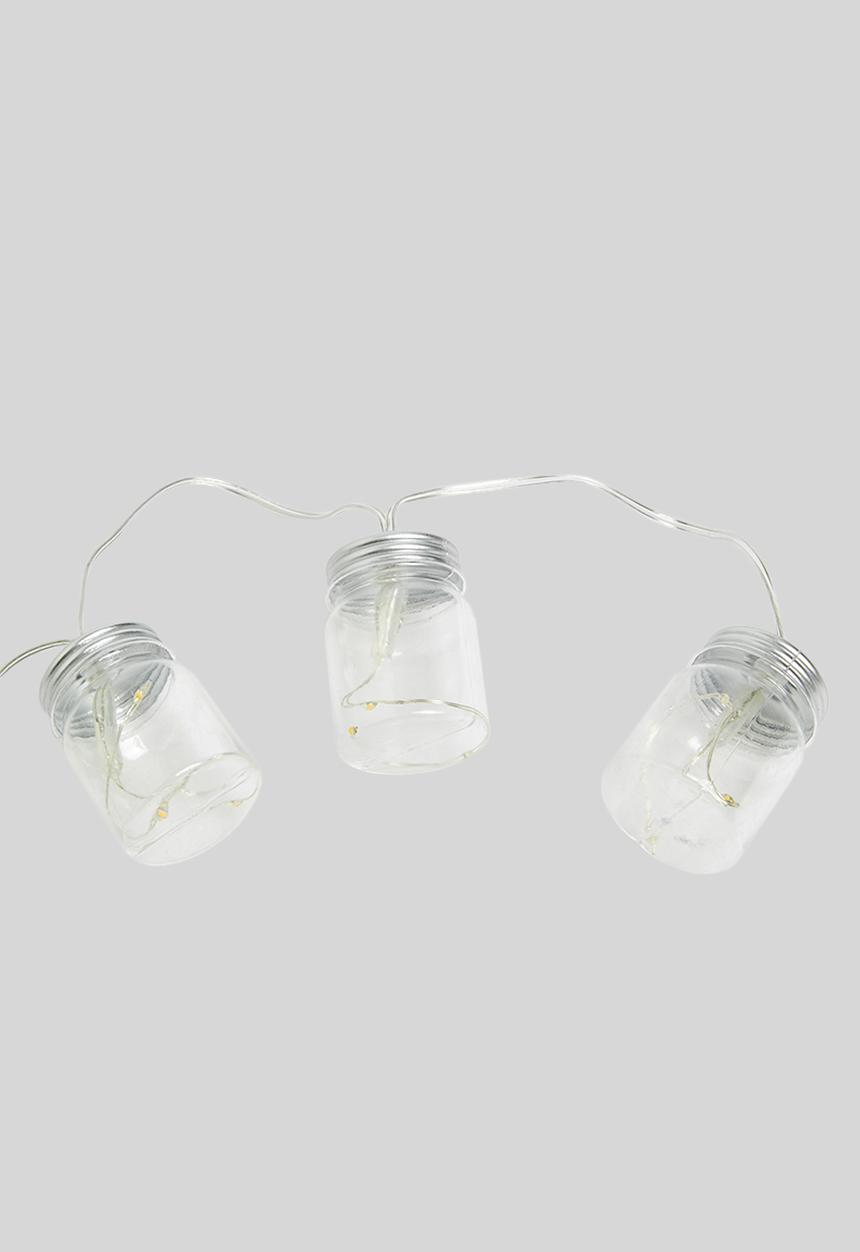 H&S - Jar LED lights - white 