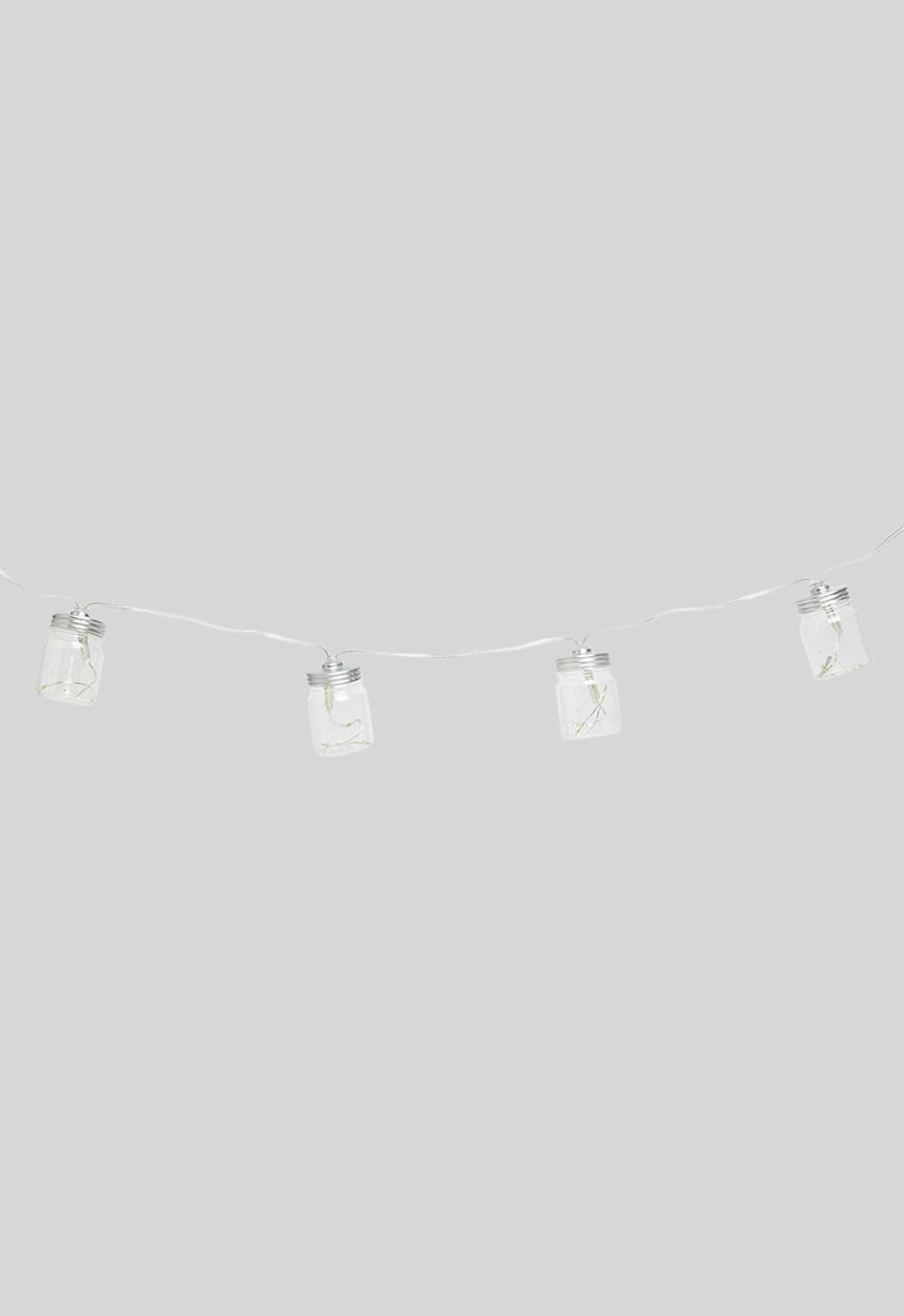 H&S - Jar LED lights - white 