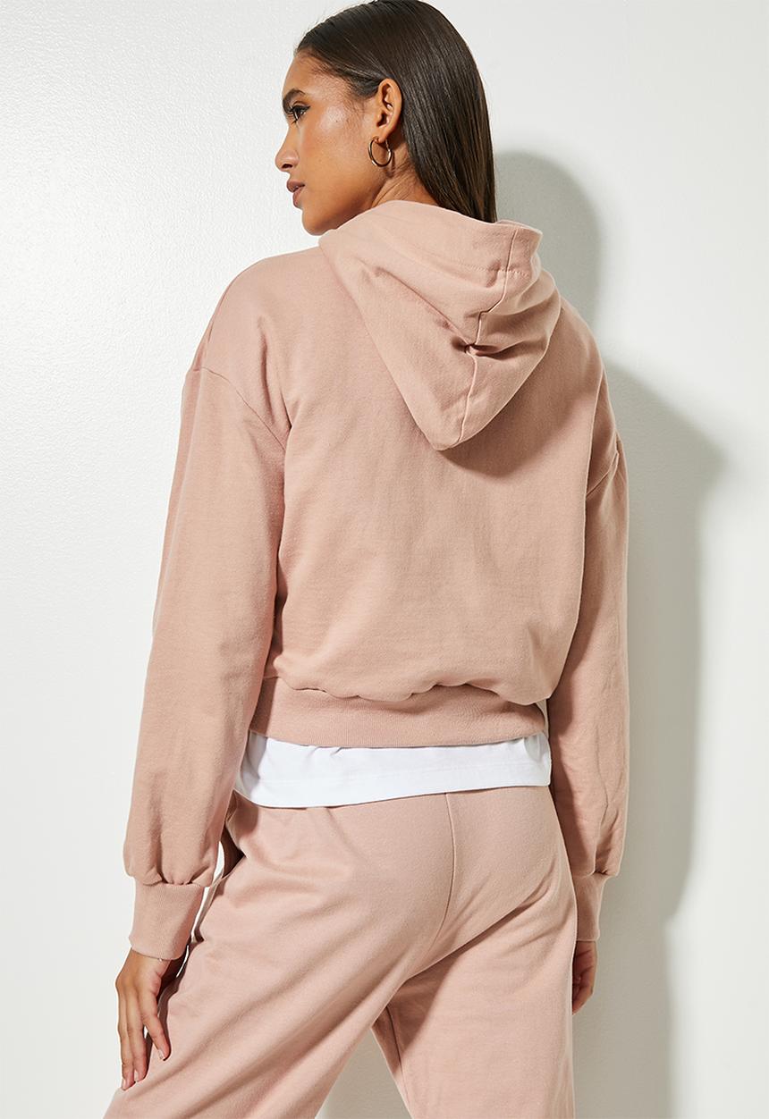 Superbalist - Crop hoodie - cork