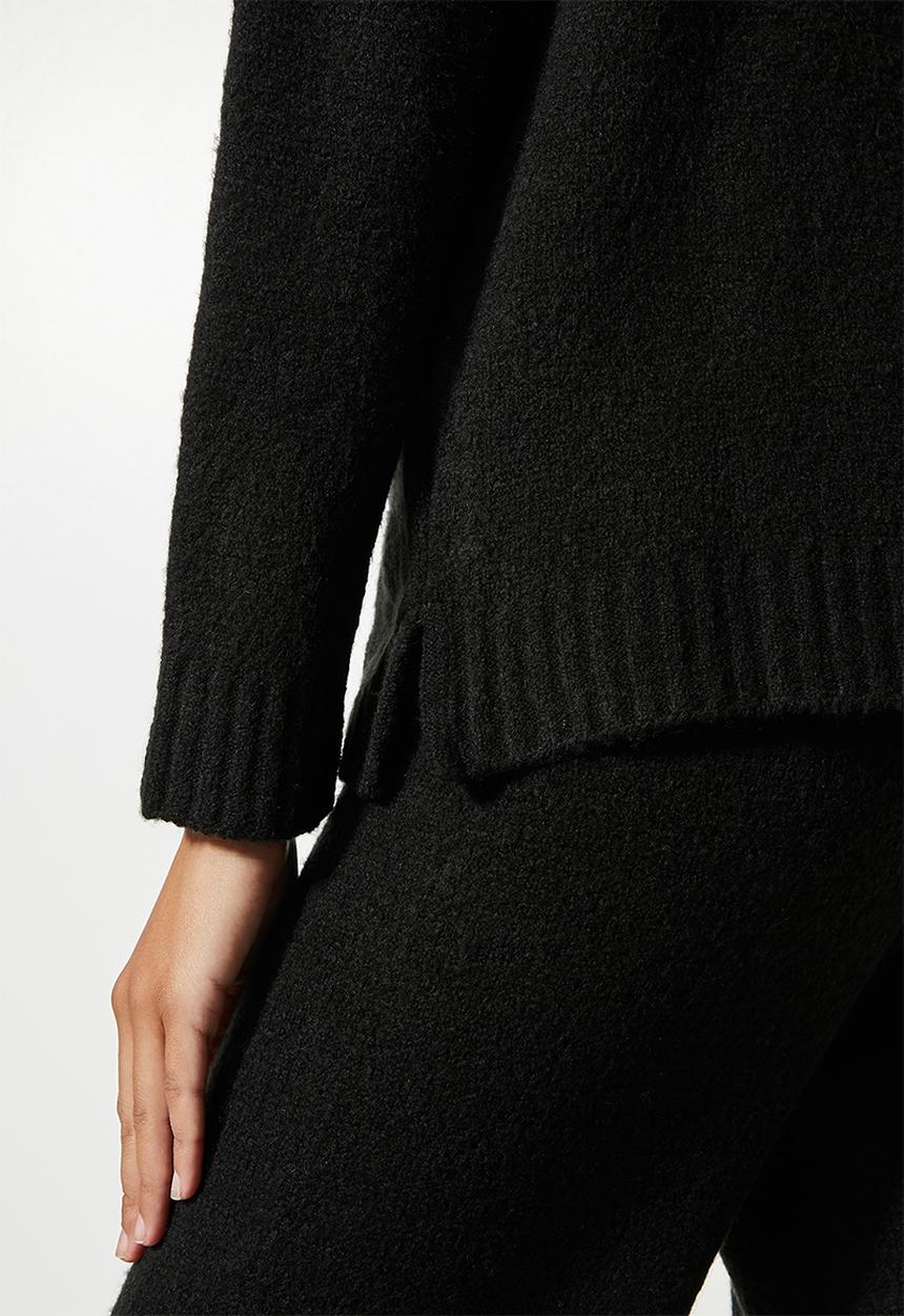 Superbalist - Wide leg pants knitwear - black