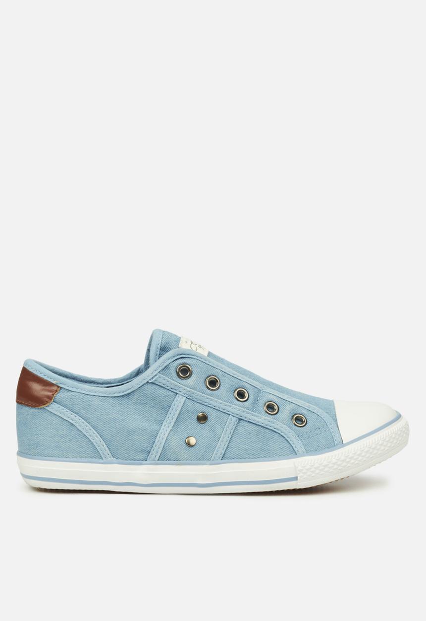 Miss Black - Jean1 slip on sneaker - blue