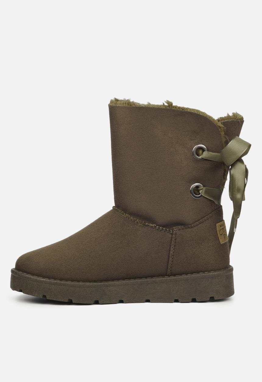Miss Black - Rae2 ankle boot - olive