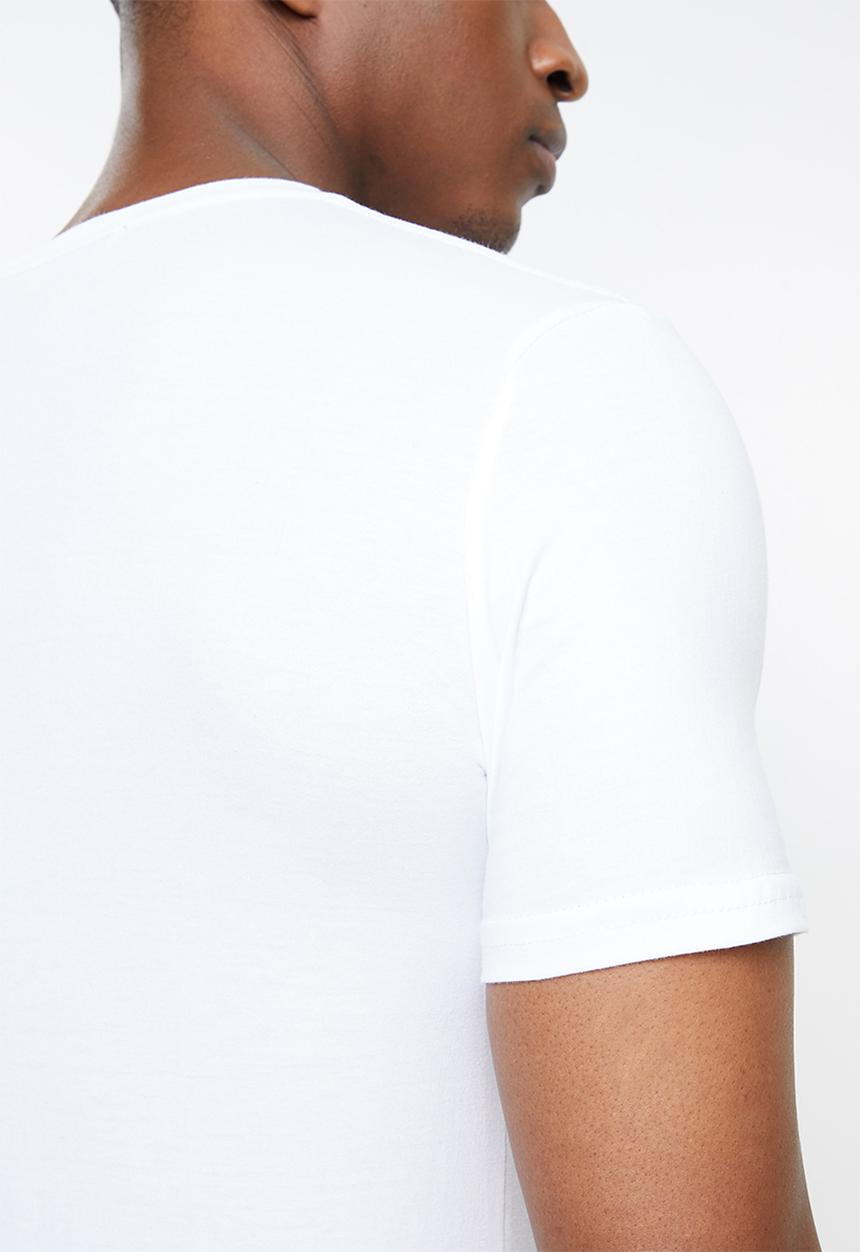 Original Penguin - Logo stamp tee - white