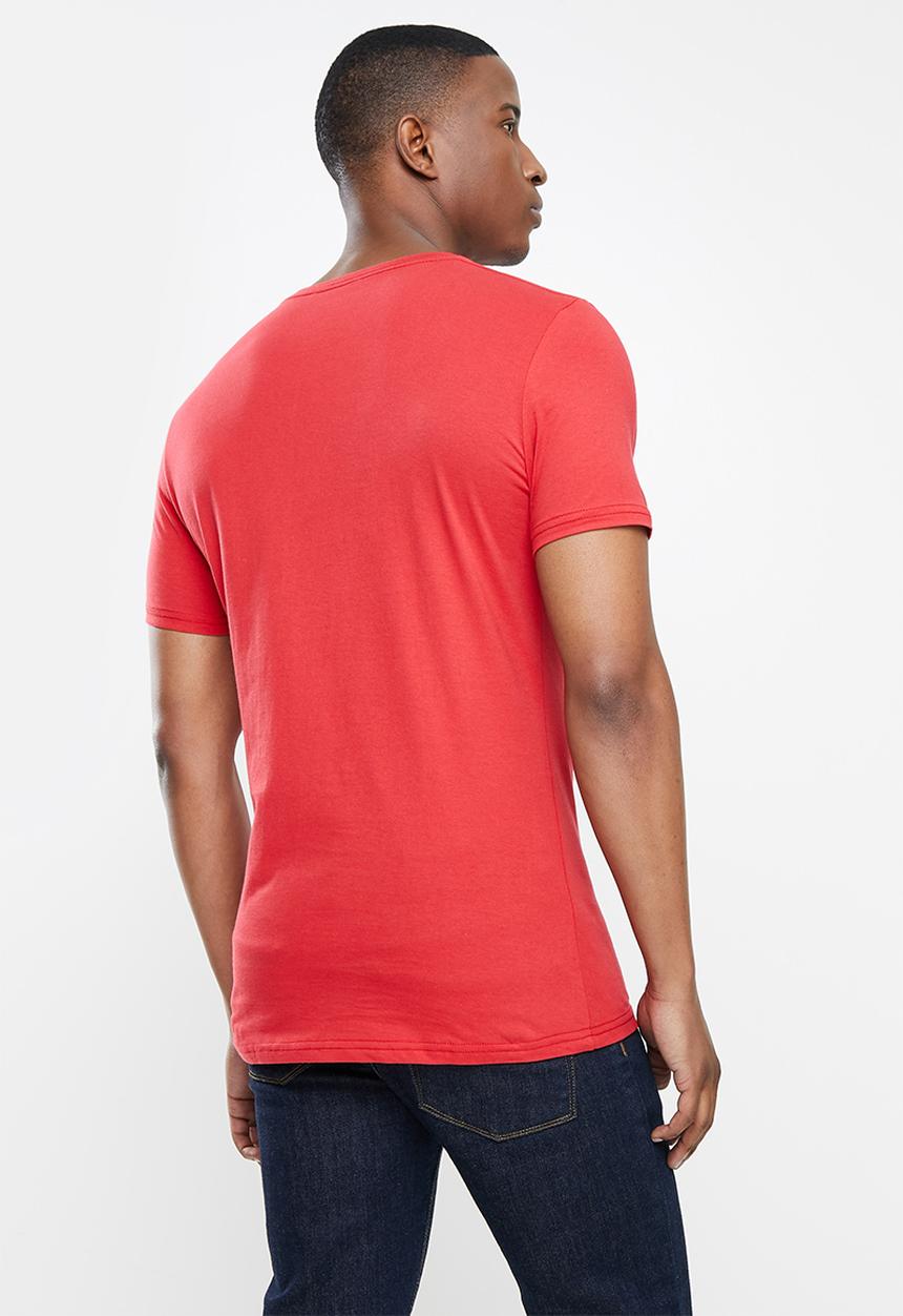 Original Penguin - Slashed tee - red 