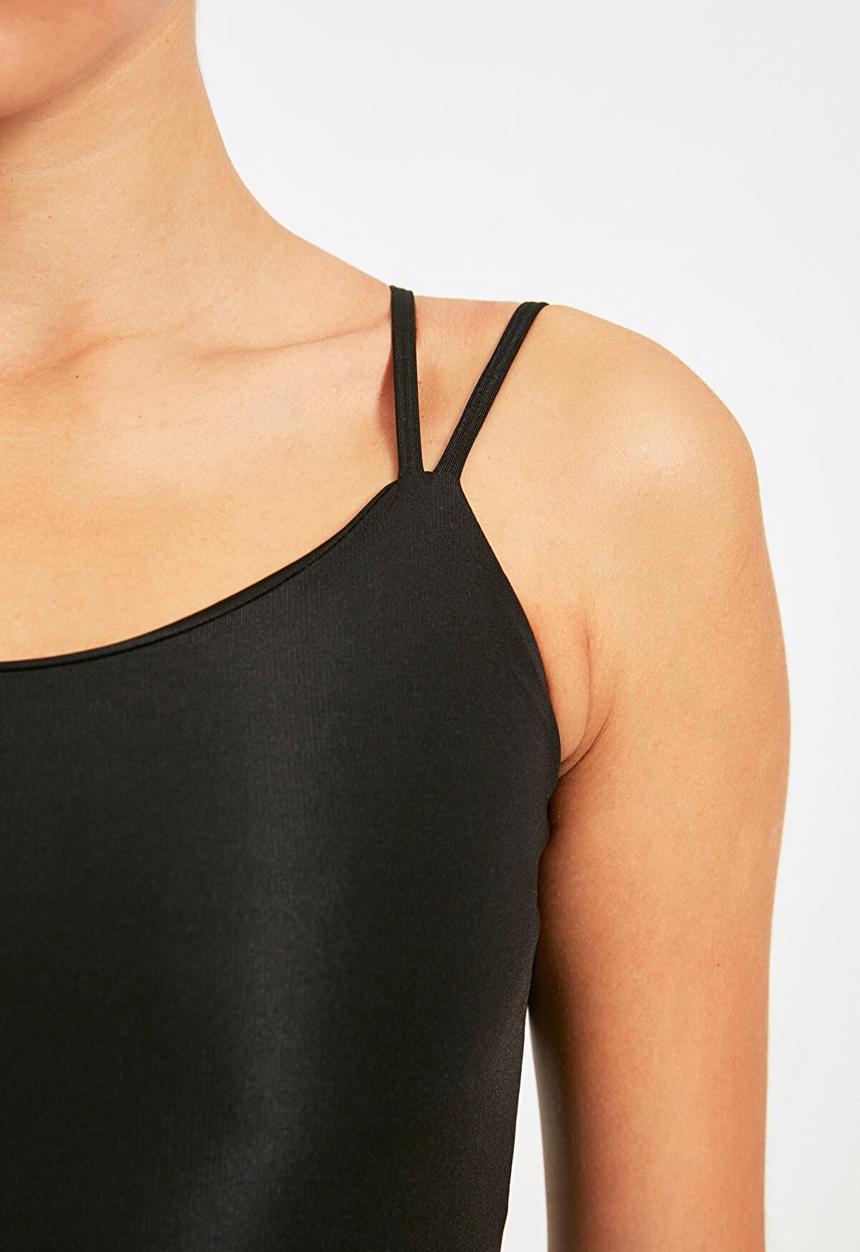 Trendyol - Back detailed sports jumpsuit - black