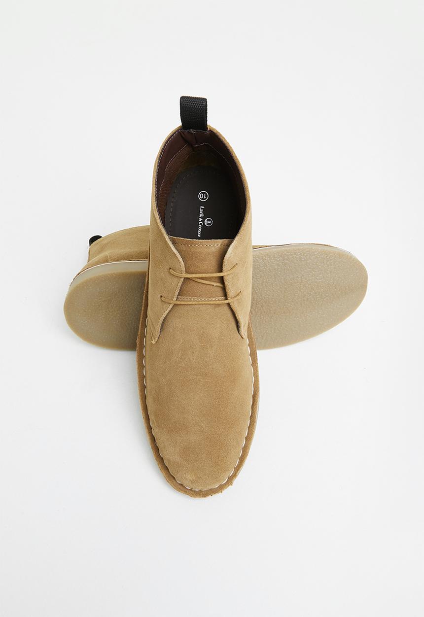 Lark & Crosse - Freddie leather desert boot - tan