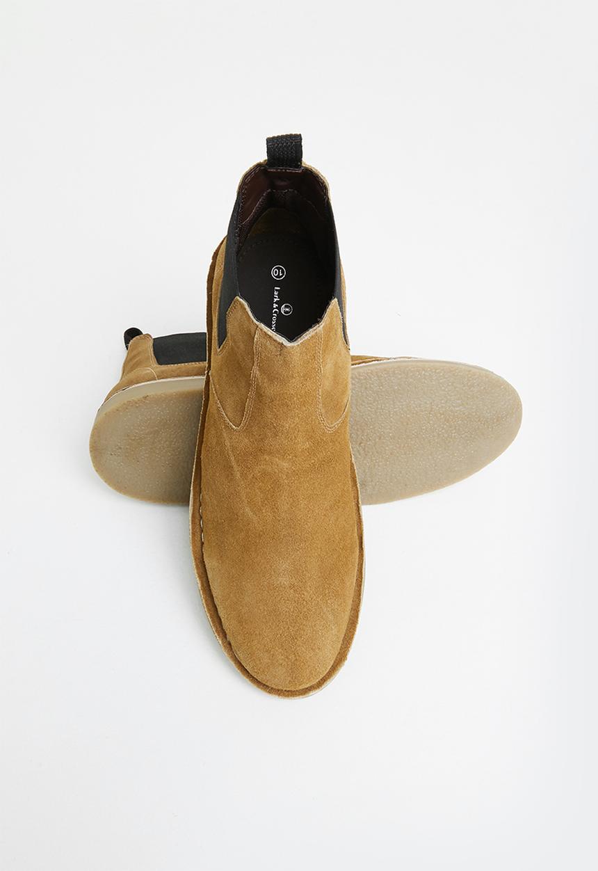 Lark & Crosse - Judd leather chelsea boot - tan