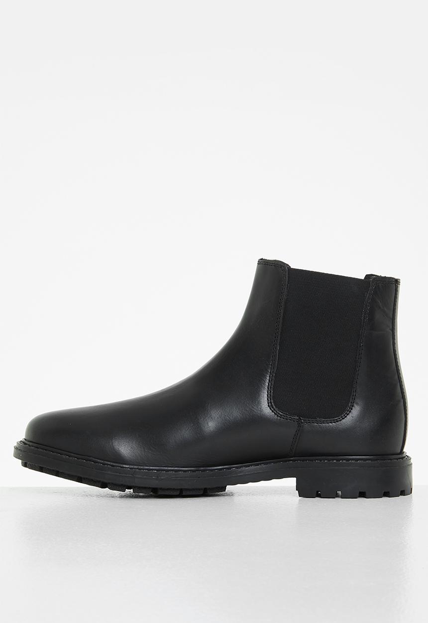 Lark & Crosse - Ross leather chelsea boot - black