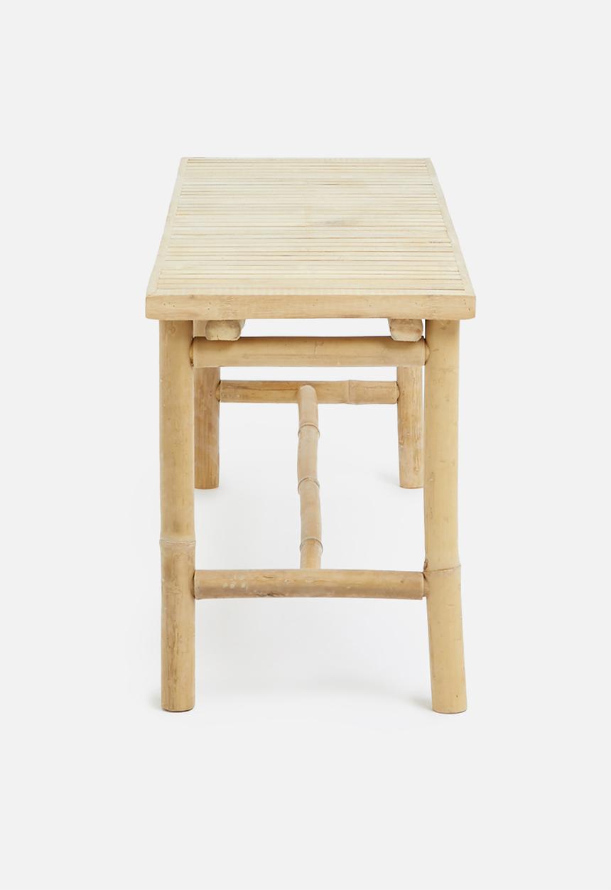 H&S - Bamboo bench - brown