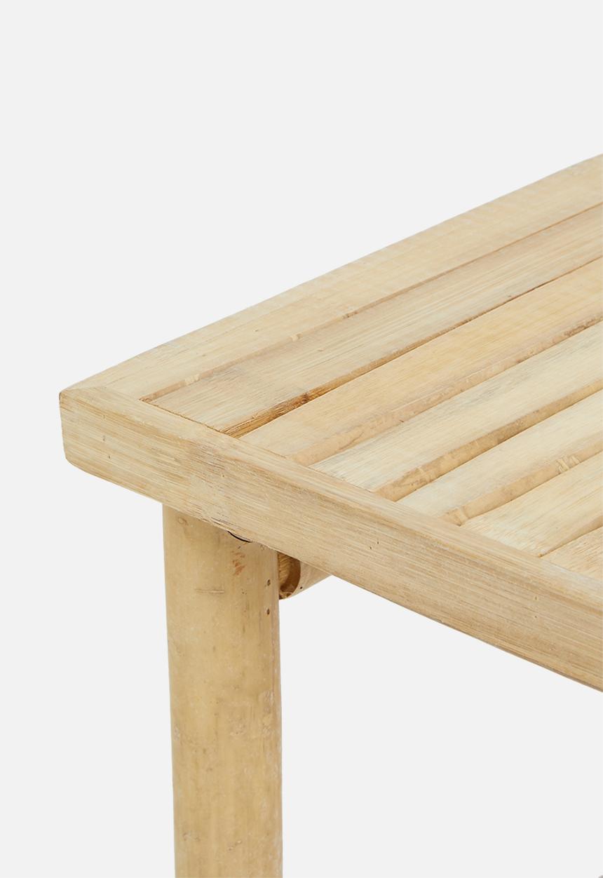 H&S - Bamboo bench - brown