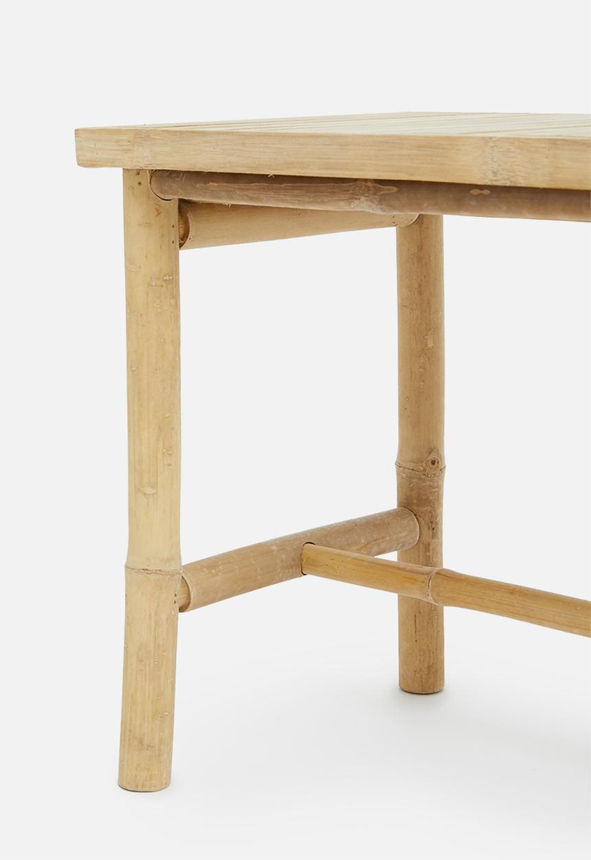 H&S - Bamboo bench - brown
