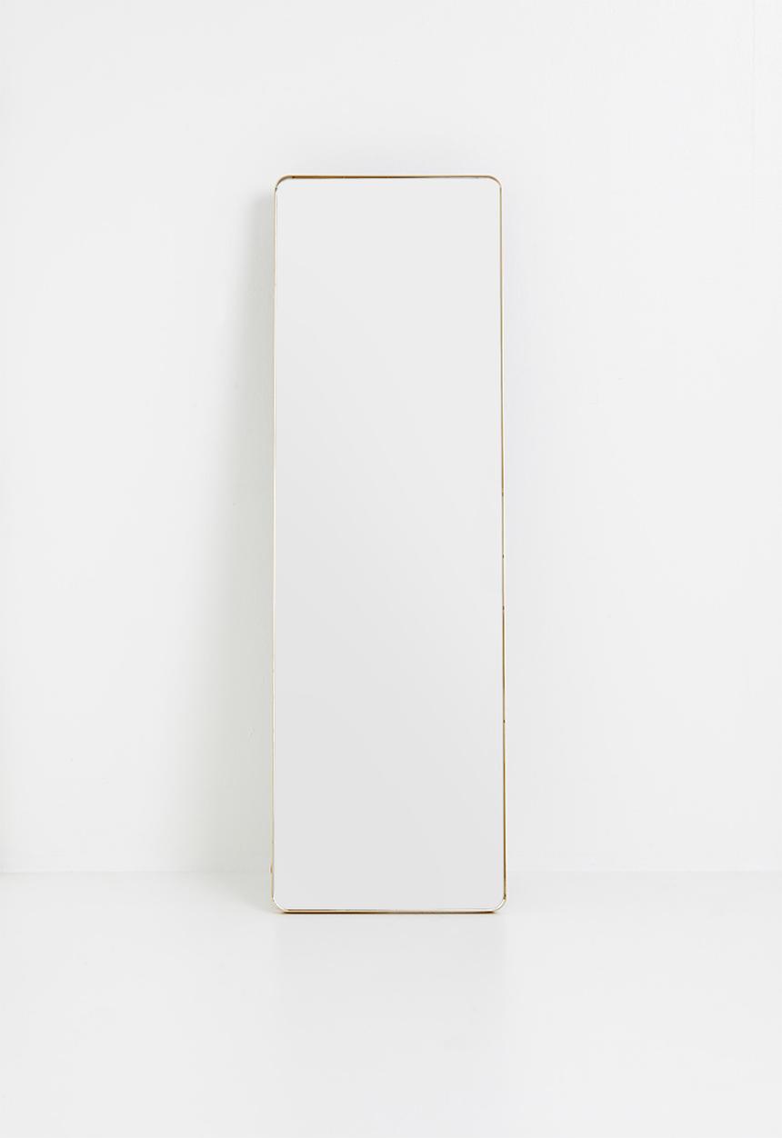 Sixth Floor - Gold standing mirror - gold