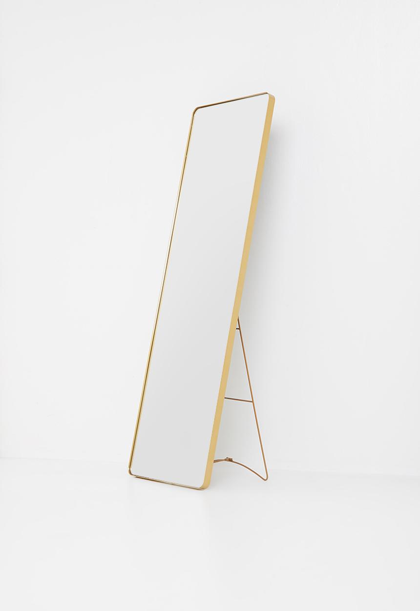 Sixth Floor - Gold standing mirror - gold