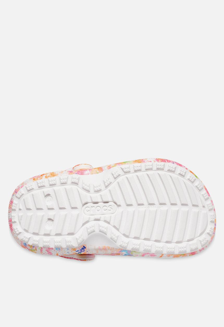 Crocs - Classic lined tie dye clog - orange zing 