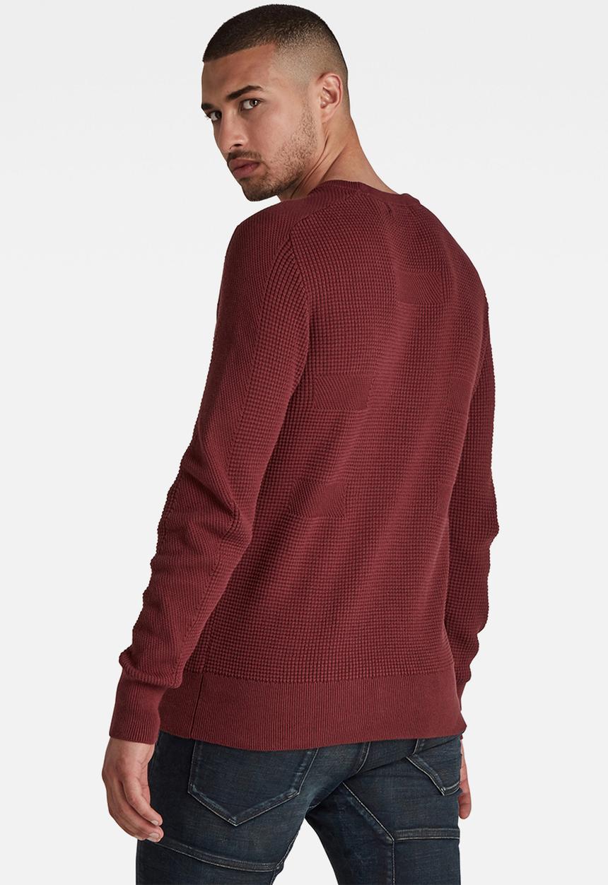 G-STAR - Logo structure r knit - paccio
