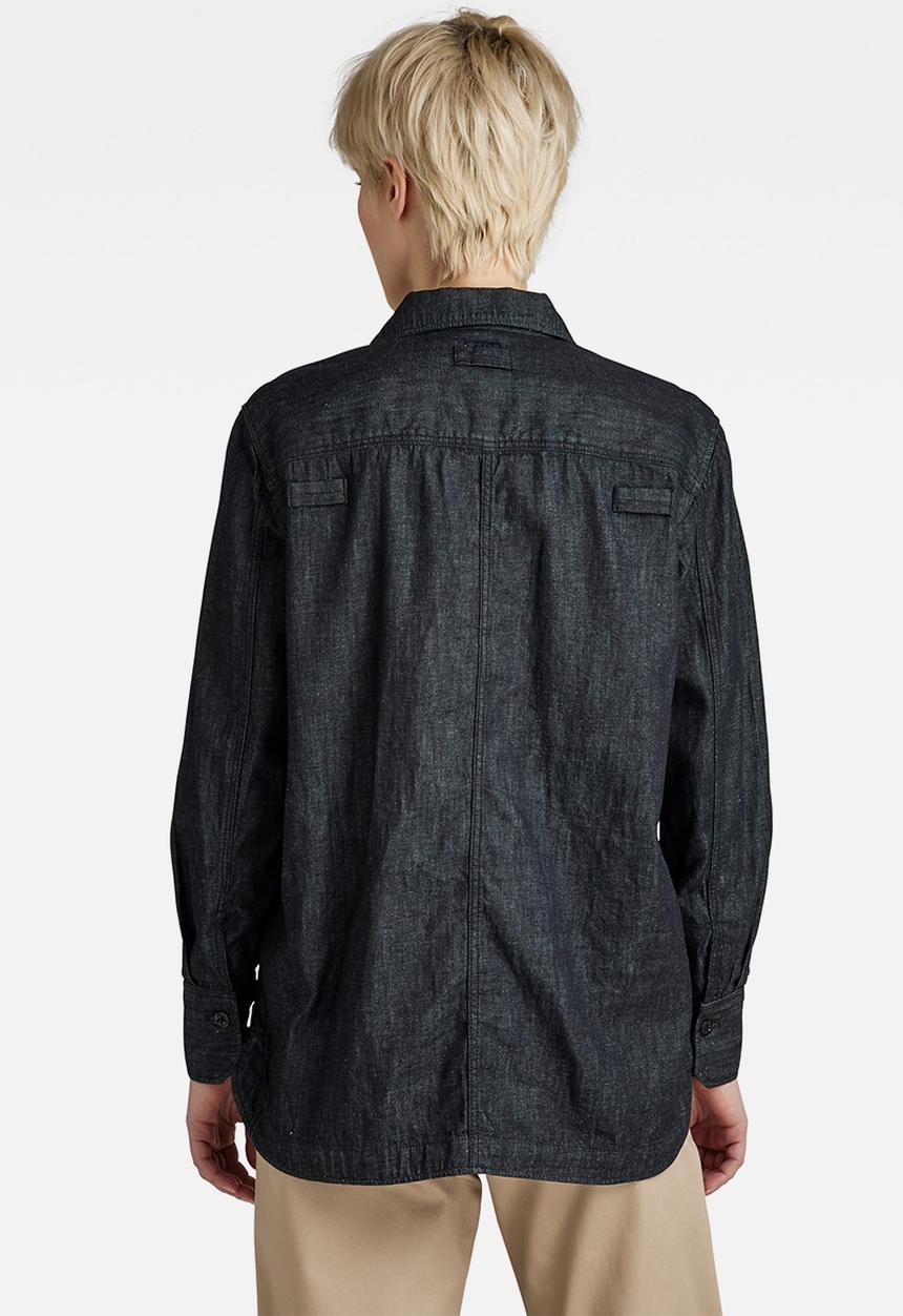 G-STAR - Officer bf shirt  - rinsed