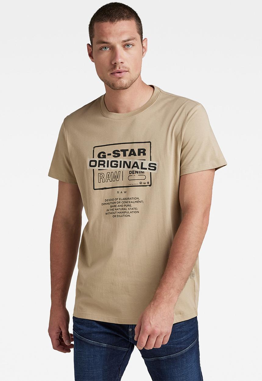 G-STAR - Originals logo r tee - tree house