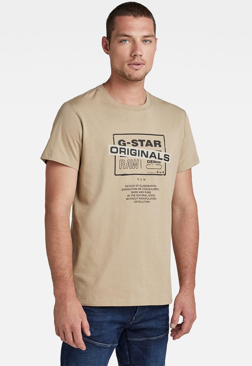 G-STAR - Originals logo r tee - tree house