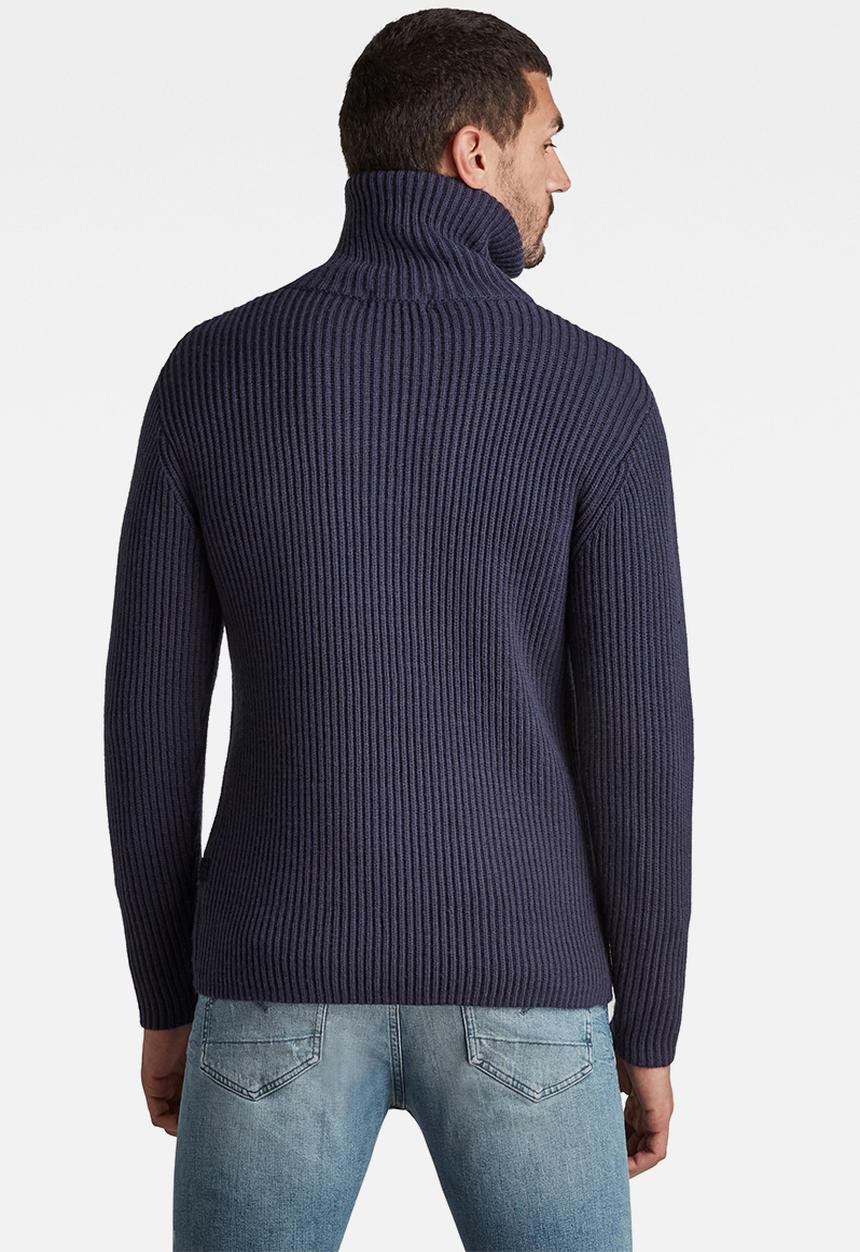 G-STAR - Chunky skipper knit - servant blue