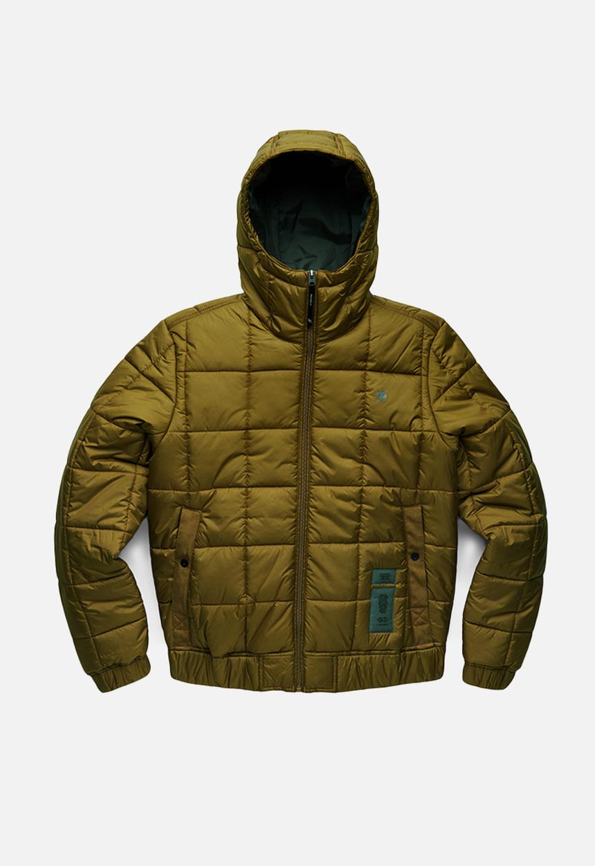 G-STAR - Meefic sqr quilted jacket - tobacco