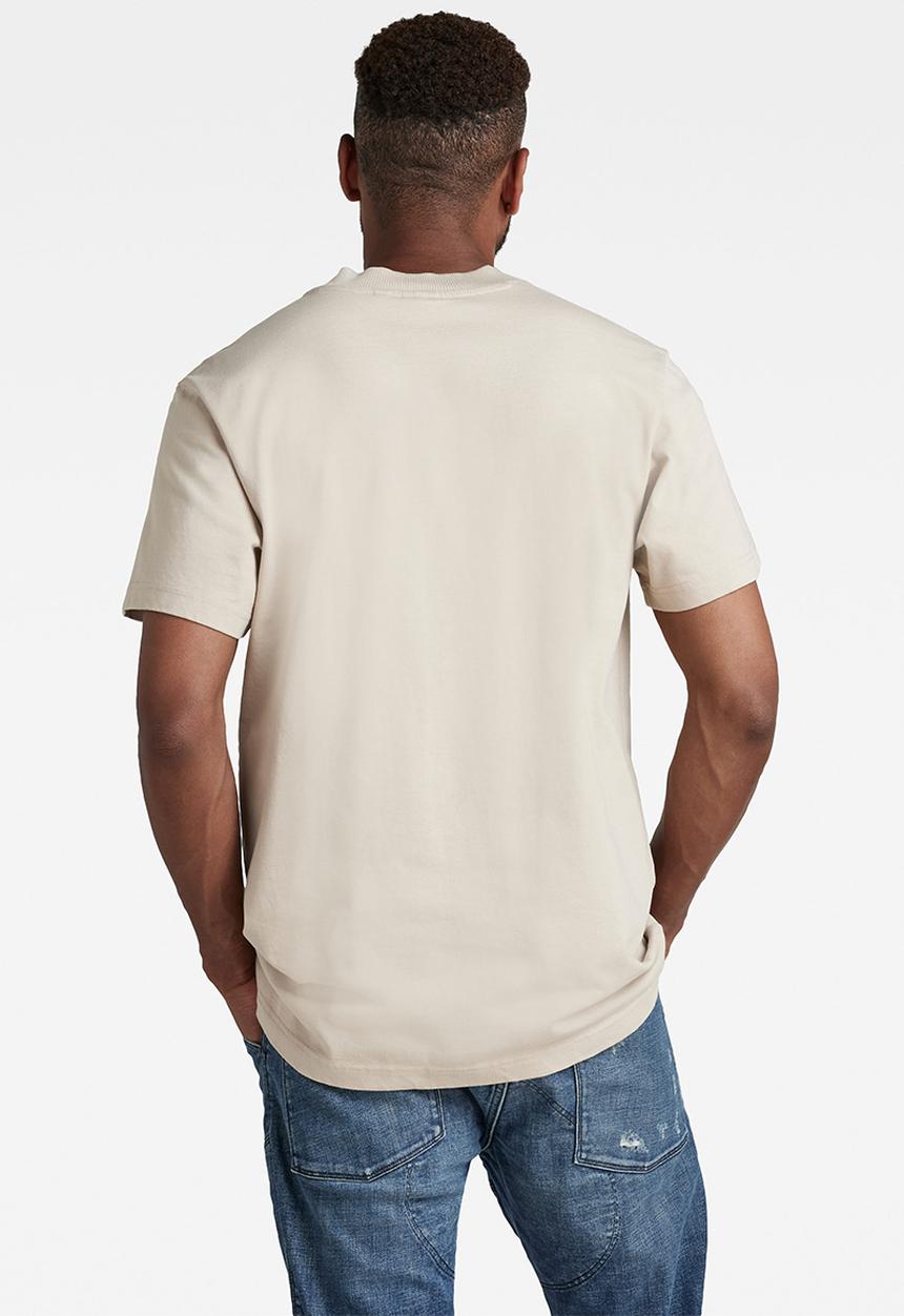 G-STAR - Baseball collar tee - dk brick