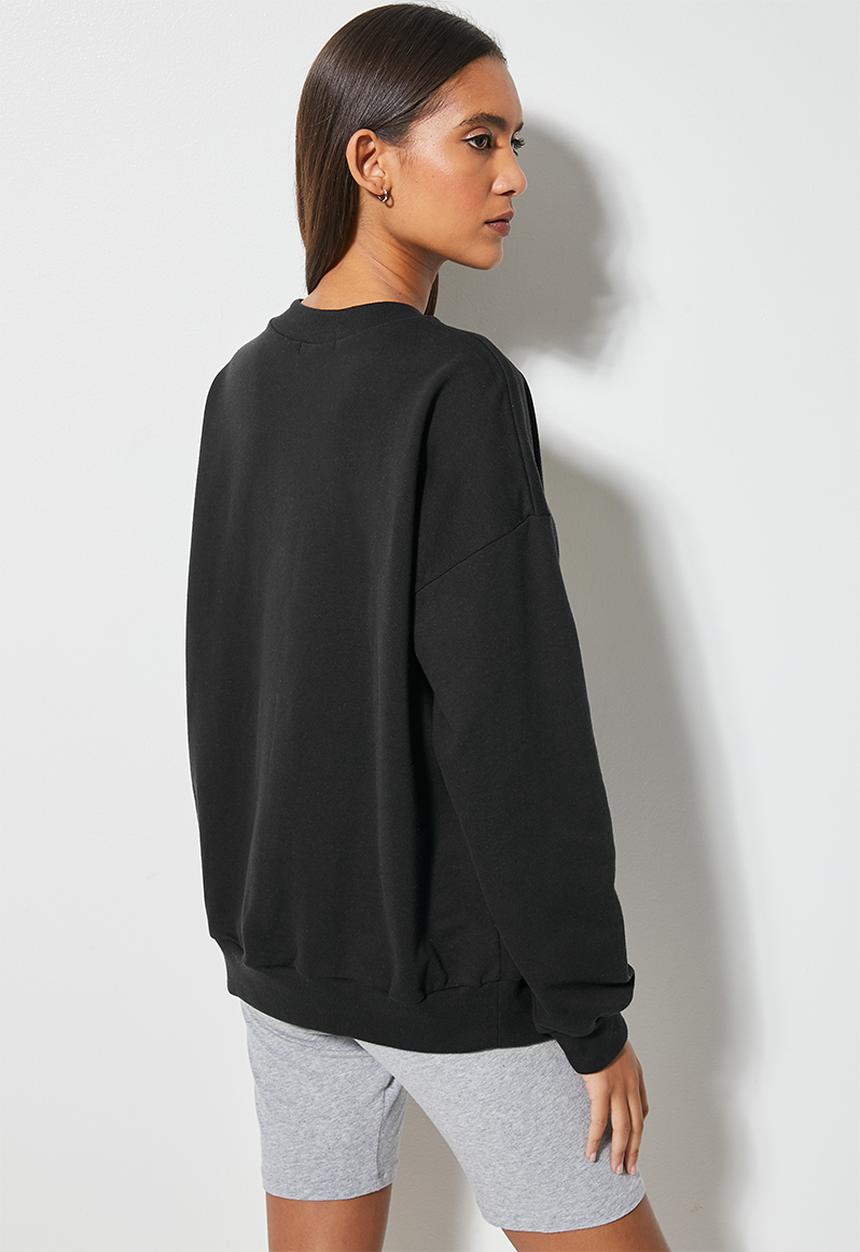 Superbalist - Graphic crew - black