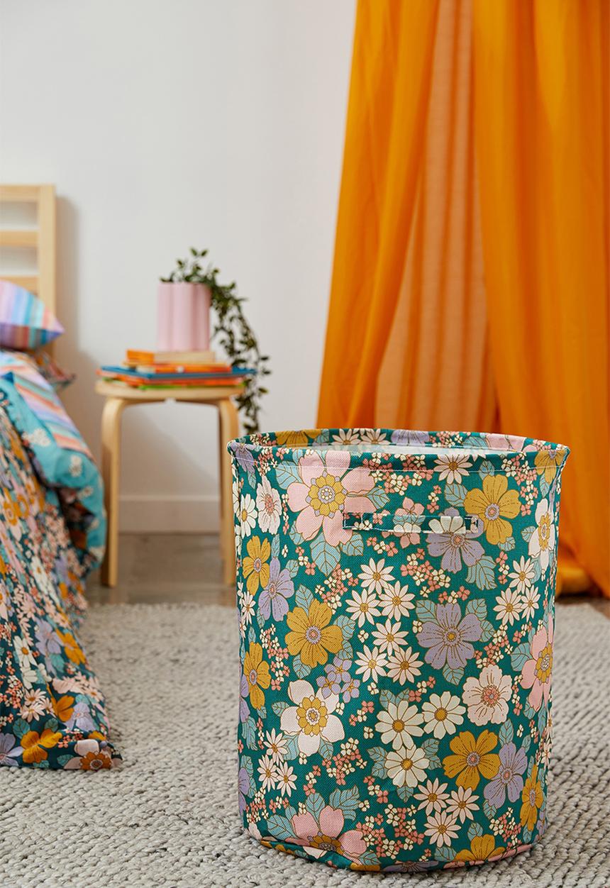 Cotton On - Kids laundry basket - bronte retro floral