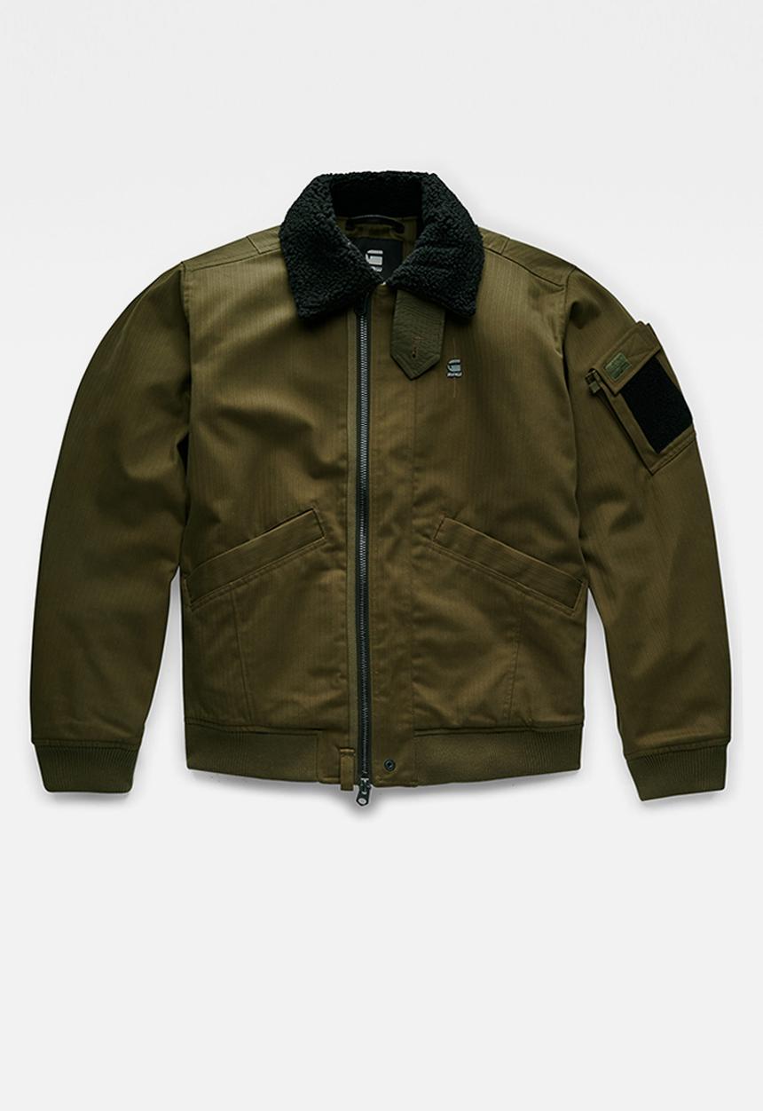 G-STAR - Flight bomber jacket - dark olive