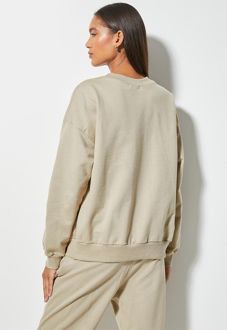 Superbalist - Crew neck sweat - cobble stone
