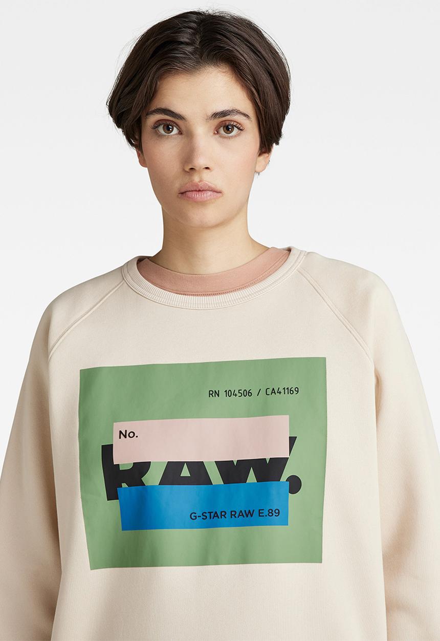 G-STAR - Raw cvrd r sweater -  talc