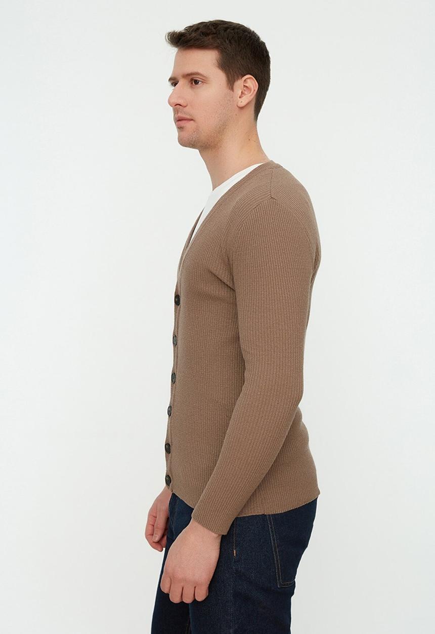 Trendyol - Benny plain cardigan - mink