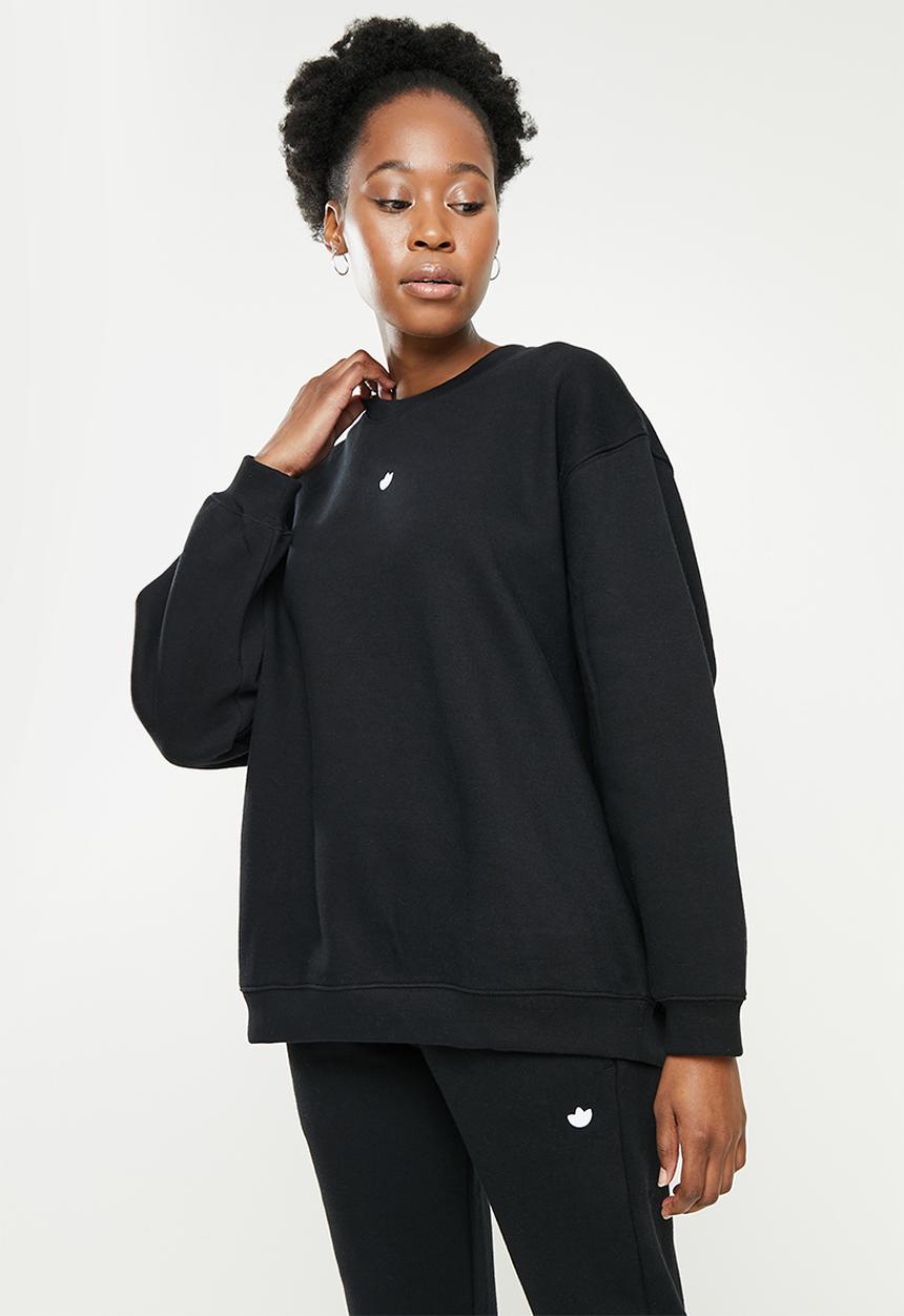 adidas Originals - Essential long sleeve sweat top - black