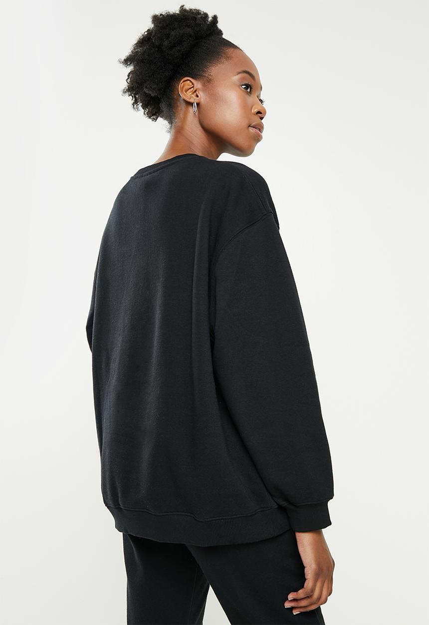 adidas Originals - Essential long sleeve sweat top - black