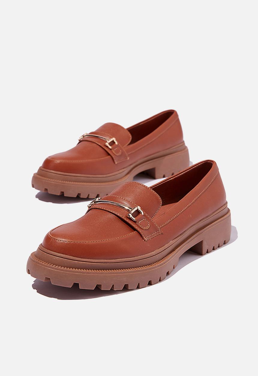 Cotton On - Bree lug sole loafer - ginger tan