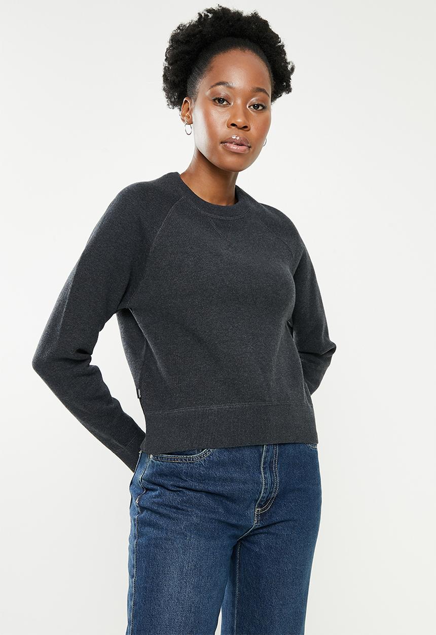 Superdry. - Essential cotton crew - tar mega 