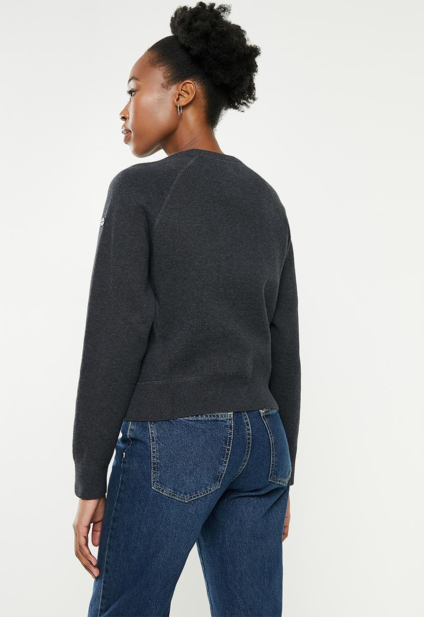Superdry. - Essential cotton crew - tar mega 