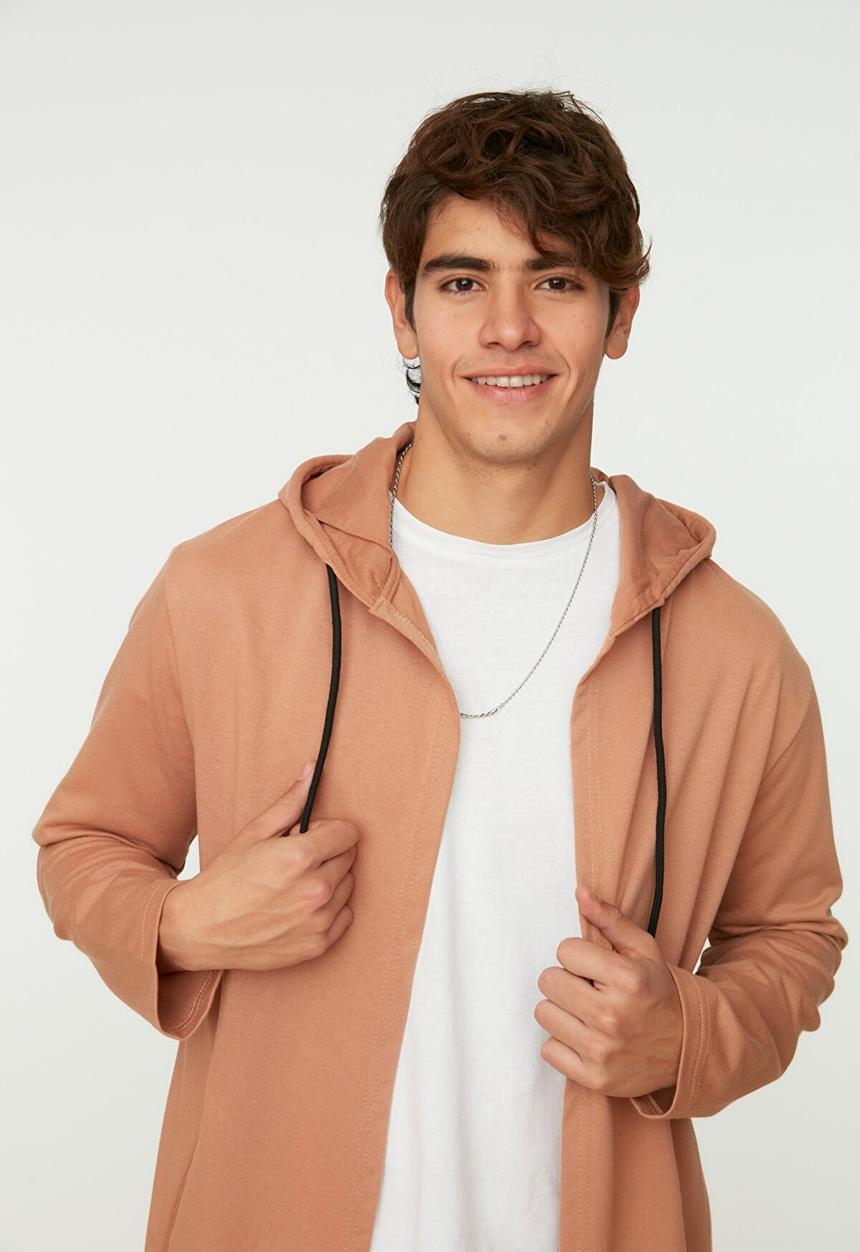 Trendyol - Senzo hooded cardigan - camel