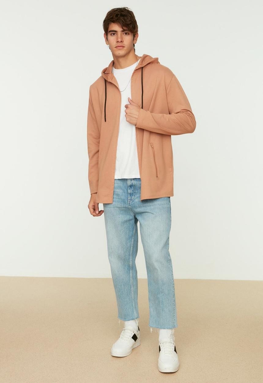 Trendyol - Senzo hooded cardigan - camel